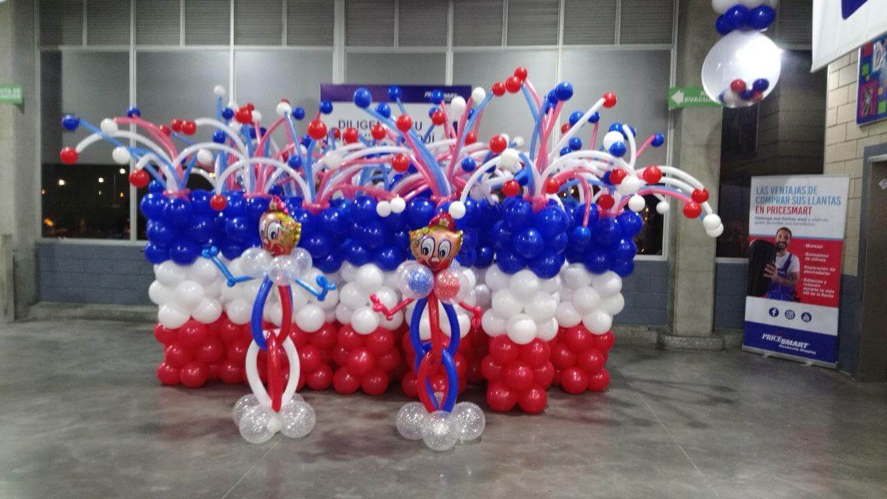 Globos para evento empresarial en Alicante
